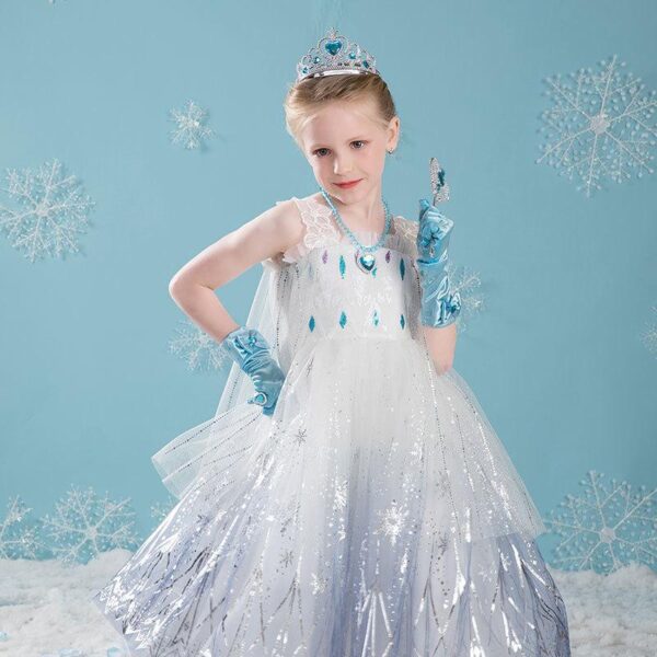 Princess Elsa Party Dress - Image 2